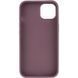 TPU чохол Bonbon Metal Style для Apple iPhone 14 (6.1") Бордовий / Plum 257164 фото 3