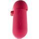 Силіконовий футляр New з карабіном для навушників Airpods 1/2 Червоний / Rose Red 220570 фото 4