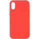 Чохол Silicone Case Full Protective (AA) NO LOGO для Apple iPhone XR (6.1") Кавуновий / Watermelon red 348783 фото 1