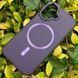 Шкіряний чохол SnapCase with MagSafe для Apple iPhone 16 (6.1") Dark Purple 329018 фото 4