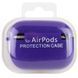 Силіконовий футляр з мікрофіброю для навушників Airpods Pro 2 / Pro Фіолетовий / Ultra Violet 262188 фото 5