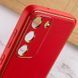 Шкіряний чохол Xshield для Samsung Galaxy S23 Червоний / Red 265086 фото 5