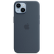 Чохол-накладка Apple iPhone 14 Silicone Case with MagSafe - Storm Blue (MPRV3) 256017 фото 1