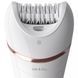 Епілятор Philips 8000 series дисковий, акумул., пінцет.-32, волог.+сух., насадок-7, футляр, білий (BRE735/00) 367755 фото 4