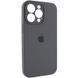 Чохол Silicone Case Full Camera Protective (AA) для Apple iPhone 15 Pro Max (6.7") Сірий / Dark Gray 280259 фото 2