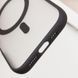 TPU+PC чохол Blueo Skin Friendly Frosted with MagSafe для Apple iPhone 16 (6.1") Чорний 319477 фото 7