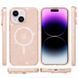 Чохол TPU Galaxy Sparkle (MagFit) для Apple iPhone 15 Plus (6.7") Gold+Glitter 277401 фото 2
