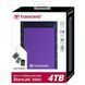 Зовнішній жорсткий диск TRANSCEND 4TB TS4TSJ25H3P USB 3.0 Storejet 2.5" H3 Фіолетовий 313158 фото 3