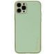 Шкіряний чохол Xshield для Apple iPhone 12 Pro (6.1") Зелений / Pistachio 206392 фото 1