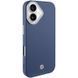 Чохол PC+Leather SGP with MagSafe для Apple iPhone 16 (6.1") Blue 322296 фото 3