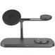 Бездротовий зарядний пристрій Proove Magnetic Field Pro 3 in 1 Qi2 (WSMP15002001) black 353926 фото 1