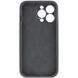 Чохол Silicone Case Full Camera Protective (AA) для Apple iPhone 15 Pro Max (6.7") Сірий / Dark Gray 280259 фото 4