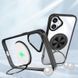 TPU+PC чохол Metal Ring with MagSafe для Apple iPhone 16 (6.1") Чорний 323720 фото 2