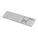 Клавіатура ножнична 2E KS270 109key, WL/BT, EN/UK, сріблясто-білий (2E-KS270WBWH_UA) 364470 фото 6
