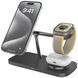 Бездротовий зарядний пристрій Proove Magnetic Field Pro 3 in 1 Qi2 (WSMP15002001) black 353926 фото 3