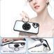 TPU+PC чохол Metal Ring with MagSafe для Apple iPhone 16 (6.1") Чорний 323720 фото 5