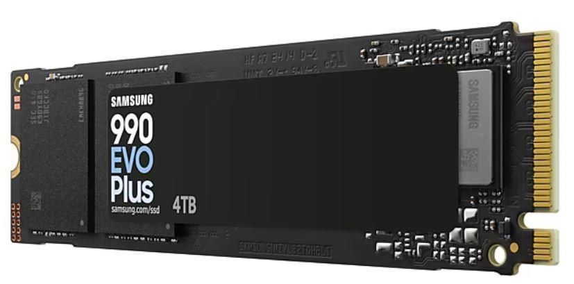 Твердотільний запам&rsquo;ятовувальний пристрій накопичувач (SSD) G5 M.2 NVME 4TB 990EVOPLUS MZ-V9S4T0BW SAMSUNG 337103 фото