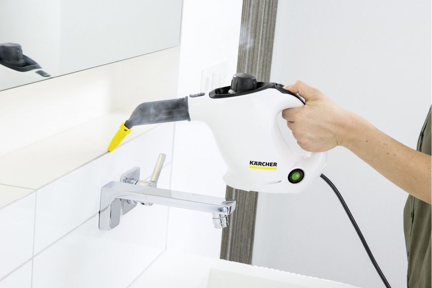 Пароочисник Karcher SC 1, 1200Вт, 200мл, 3Бар, білий (1.516-400.0) 373466 фото