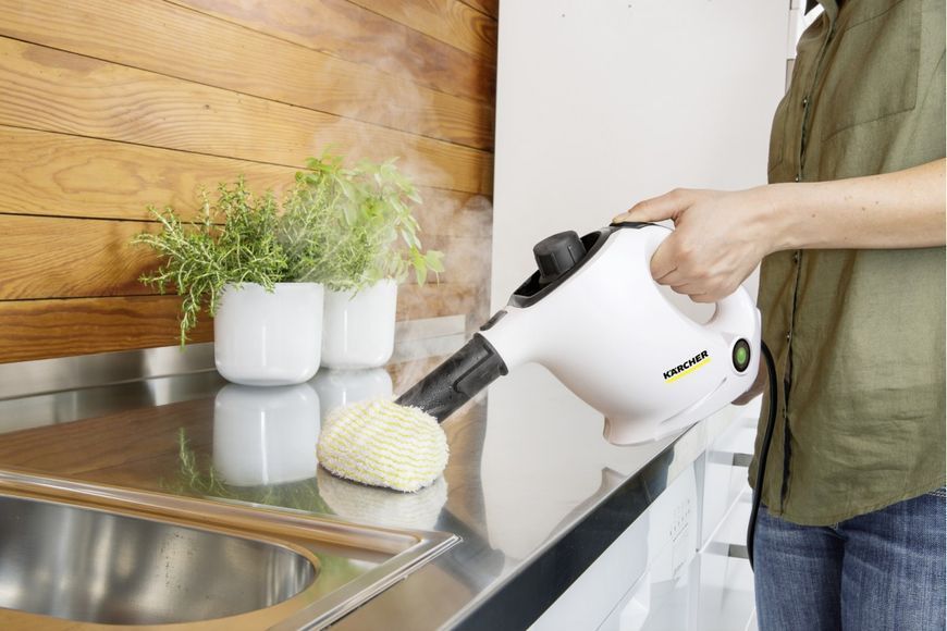 Пароочисник Karcher SC 1, 1200Вт, 200мл, 3Бар, білий (1.516-400.0) 373466 фото