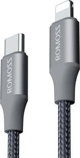 Кабель Romoss CB1737 Type-C/Lightning PD27W/9V3A 1m(CB1737-631-G43H)сірий 344928 фото