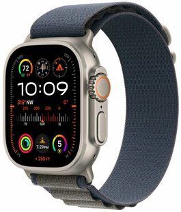Смарт-годинник Apple Watch Ultra 2 GPS + LTE 49mm Titanium Case With Blue Alpine Loop - Large MREQ3 277305 фото