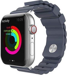 AhaStyle Premium Rugged Silicone Band for Apple Watch 38/40 mm Lavender Grey 238390 фото