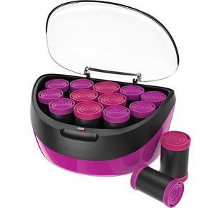 Термо бігуді Remington Jumbo Curls, 600Вт, D-36,41mm, 12шт, іонізація, кондиціонування, рожевий (H5670) 366500 фото
