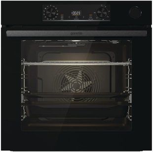 Духова шафа Gorenje електрична, 77л, A+, пара, дисплей, чорний (BSA6737E15BG) 369445 фото