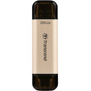 Накопичувач Transcend 256GB USB 3.2 Type-A + Type-C JetFlash 930 R420/W400MB/s Чорний (TS256GJF930C) 374904 фото