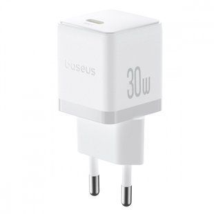 Зарядний Пристрій Baseus Palm Fast Charger Type-C 30W (P10111605213-00) White 347060 фото