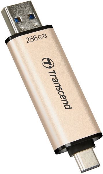 Накопичувач Transcend 256GB USB 3.2 Type-A + Type-C JetFlash 930 R420/W400MB/s Чорний (TS256GJF930C) 374904 фото