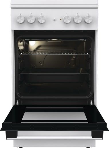 Плита Gorenje комбінована, 68л, 50x60см, емальовані реш, з кришкою, білий (GK5A22WH) 374271 фото