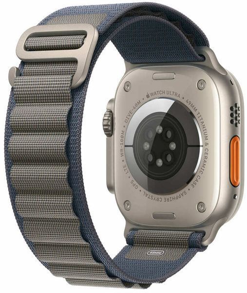 Смарт-годинник Apple Watch Ultra 2 GPS + LTE 49mm Titanium Case With Blue Alpine Loop - Large MREQ3 277305 фото