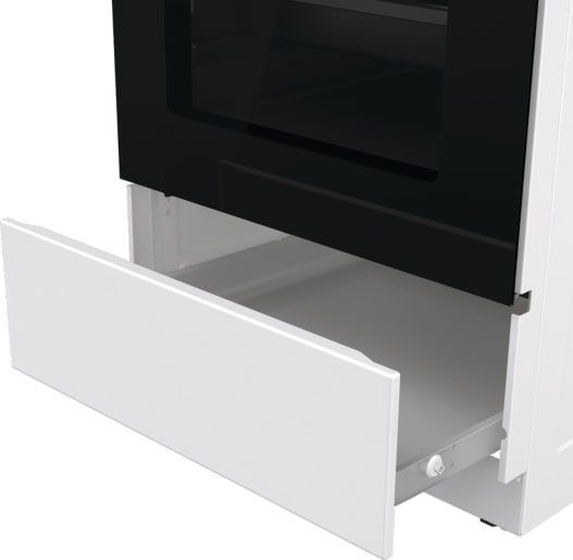 Плита Gorenje комбінована, 68л, 50x60см, емальовані реш, з кришкою, білий (GK5A22WH) 374271 фото