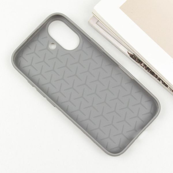 Чохол TPU Weaving для Apple iPhone 16 (6.1") Grey 328225 фото