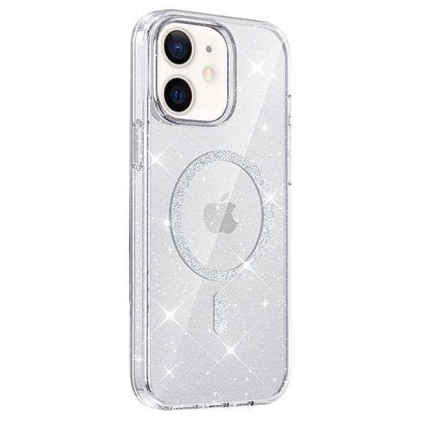 Чохол TPU Eclipse Sparkle (MagFit) для Apple iPhone 11 (6.1") Clear 360355 фото