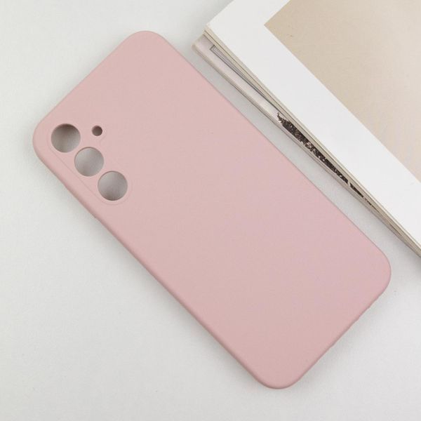 Чохол Silicone Cover Lakshmi Full Camera (AAA) для Samsung Galaxy A35 Рожевий / Pink Sand 316609 фото