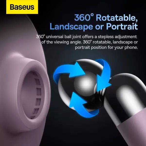 Автомобільний тримач Baseus Magnetic (SUCC000005) Purple 284558 фото