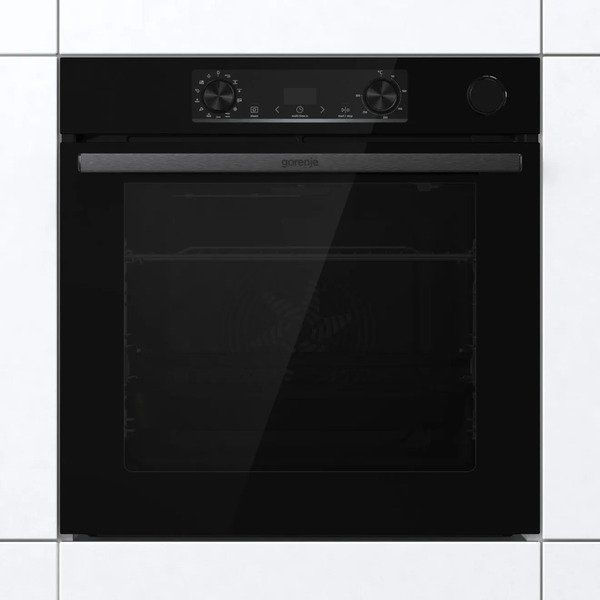 Духова шафа Gorenje електрична, 77л, A+, пара, дисплей, чорний (BSA6737E15BG) 369445 фото