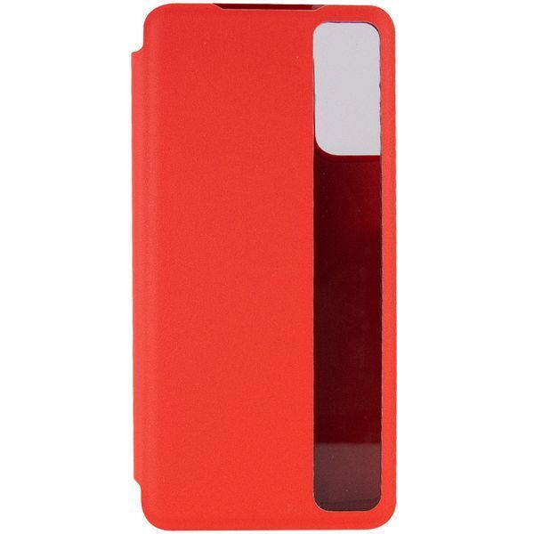 Чохол-книжка Smart View Cover для Samsung Galaxy S21 Красный / Светлое окошко 205450 фото