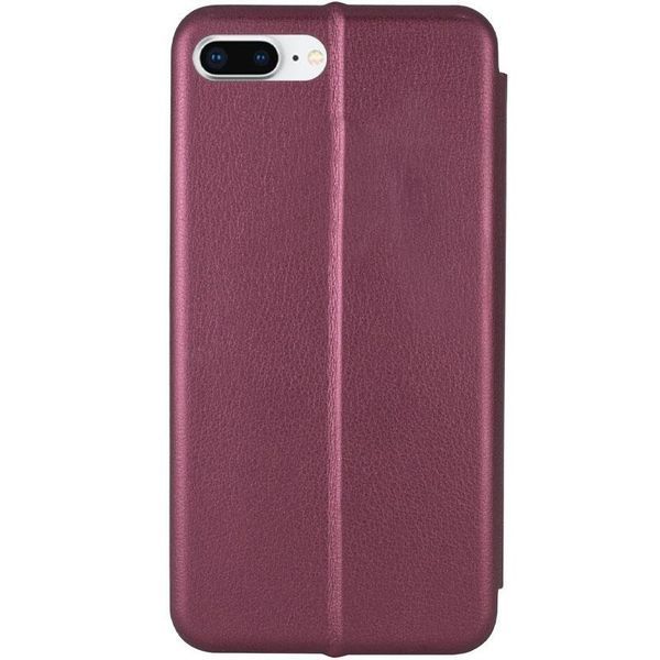 Шкіряний чохол-книжка Classy для Apple iPhone 7 plus / 8 plus (5.5") Бордовий 393955 фото