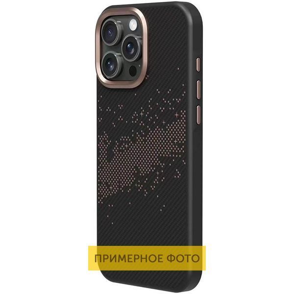 TPU чохол Monzo (MagFit) для Apple iPhone 16 (6.1") Titanium gold 380422 фото