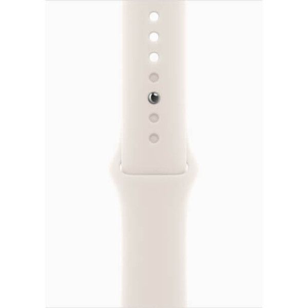 Apple Watch SE 2024 GPS 40mm Starlight Aluminium Case With Starlight Sport Band S/M MXEF3 322284 фото