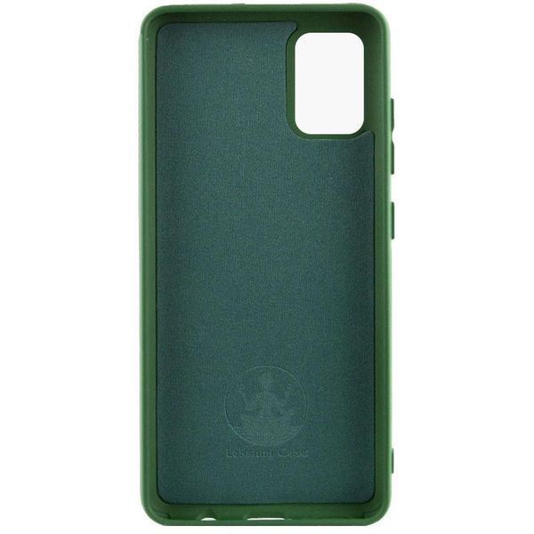 Чохол Silicone Cover Ummi Lakshmi (AA) для Samsung Galaxy A51 Зелений / Dark green 399545 фото