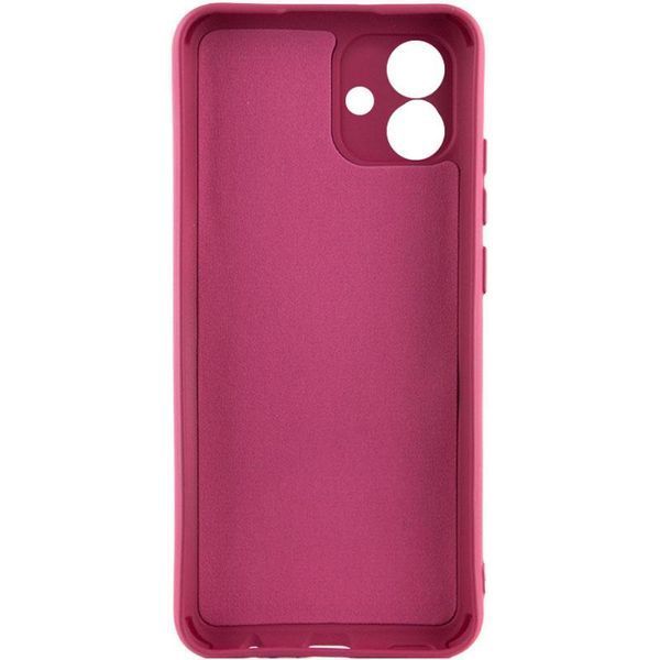 Чохол TPU GETMAN Liquid Silk Full Camera для Samsung Galaxy A07 Бордовий / Marsala 390154 фото