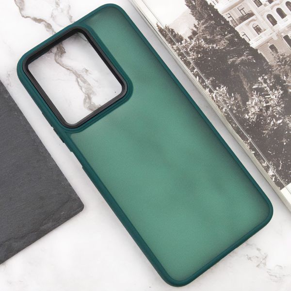 Чохол TPU+PC Lyon Frosted для Infinix Hot 40 Green 327734 фото