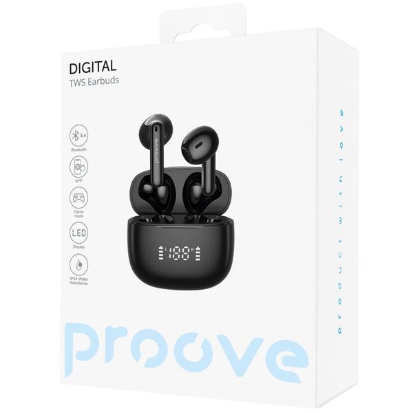 Навушники Proove Digital TWS (APP) (TWJP54002201) black 355715 фото