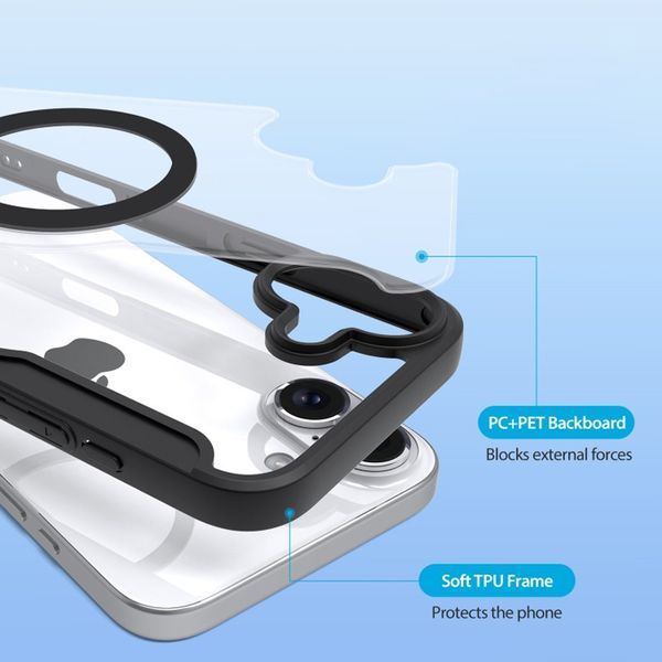 Чохол-книжка Dux Ducis Skin X Pro with MagSafe для Apple iPhone 16 (6.1") Black 322708 фото