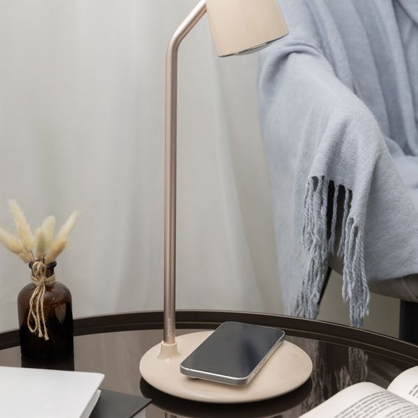 Настільна лампа з Бездротовою Зарядкою Proove Modern (PLMD05002007) Beige 338887 фото