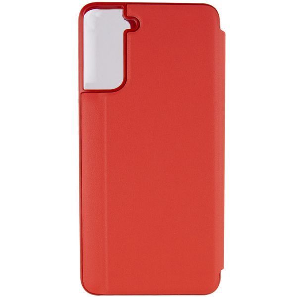 Чохол-книжка Smart View Cover для Samsung Galaxy S21 Красный / Светлое окошко 205450 фото